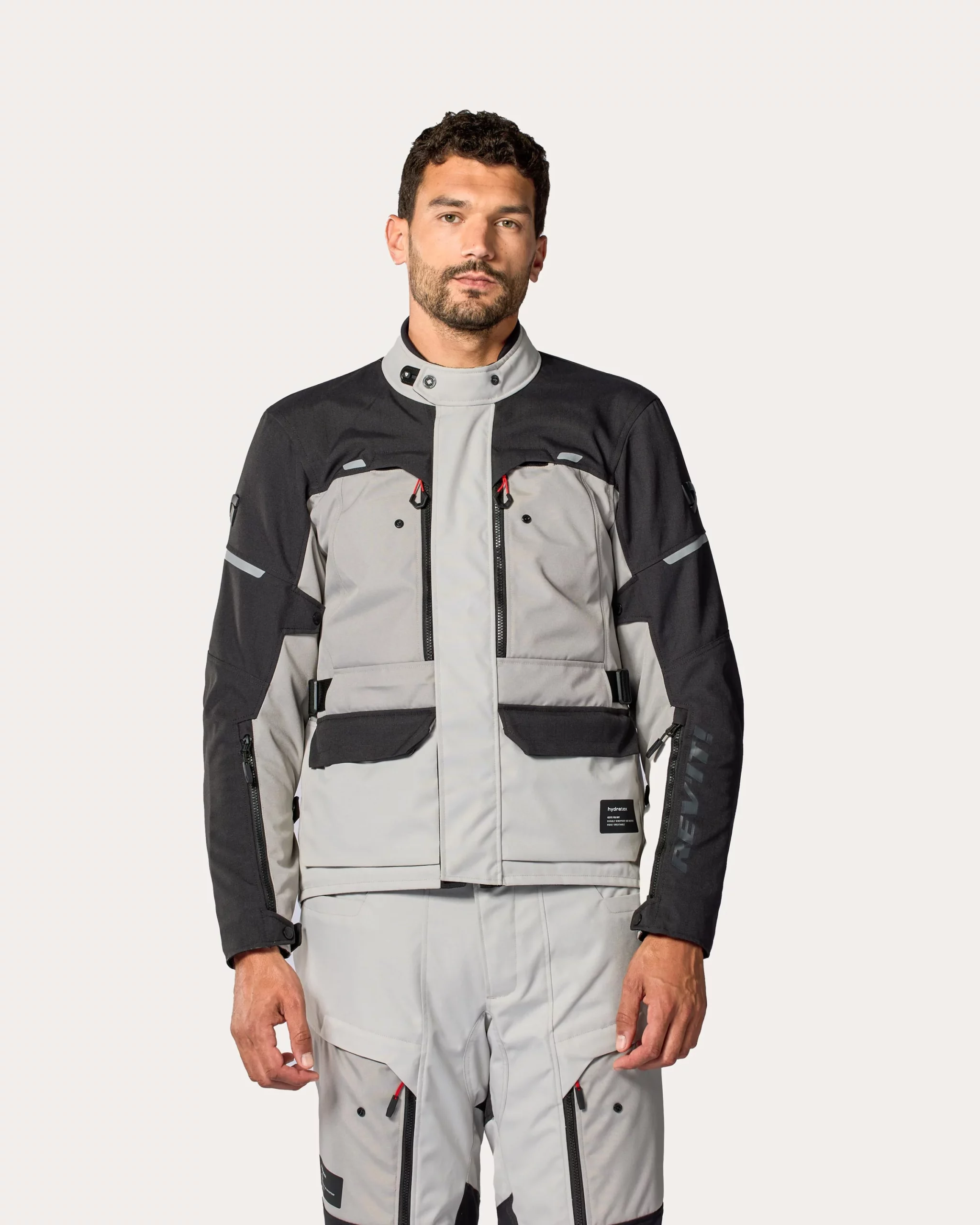 Kurtka Rev'it Outback 5 H2O srebrno-czarna - obrazek 4