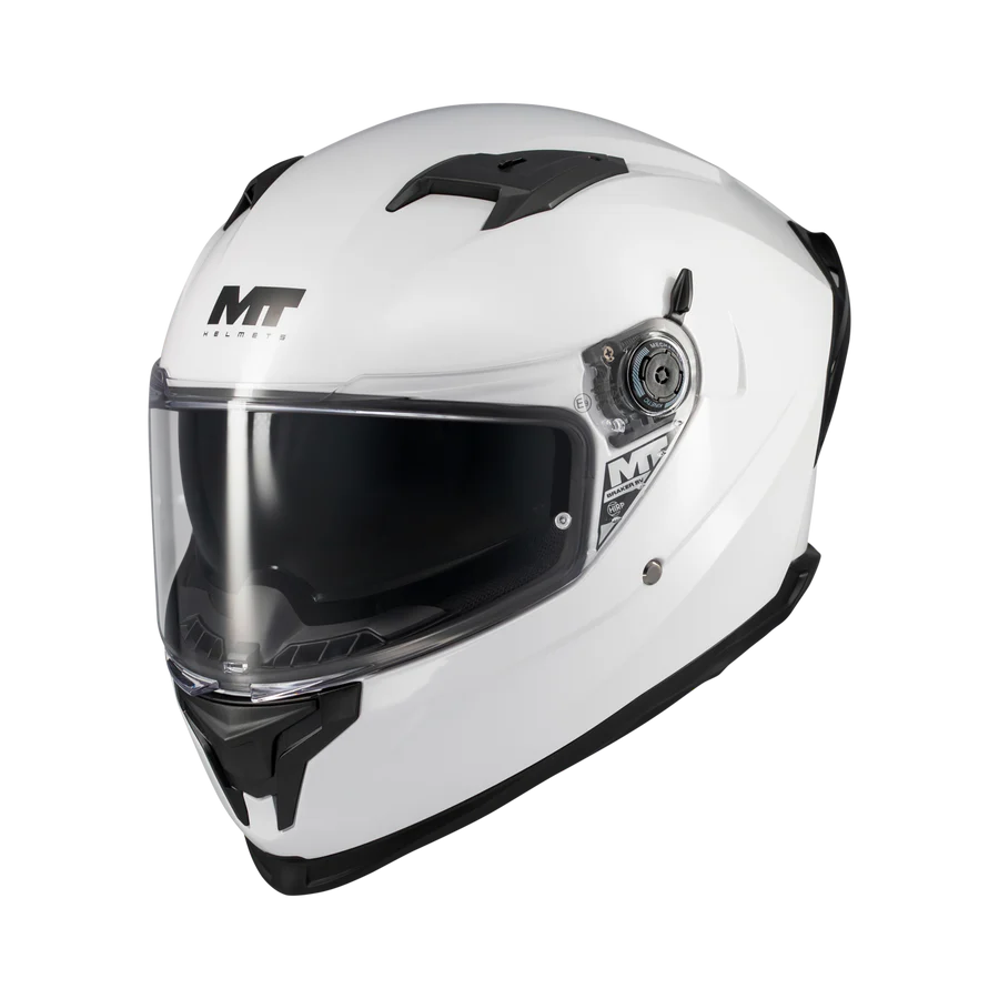 Kask integralny MT Braker A0 gloss biały