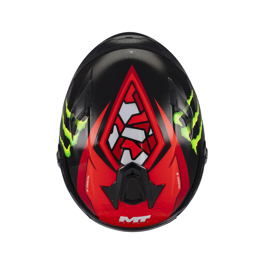 Kask integralny MT Targo S Piqueras B5 czarno-czerwony - obrazek 4