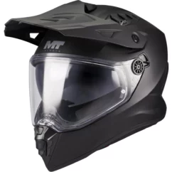 Kask motocyklowy enduro MT Track SV Pure A1 matowy czarny