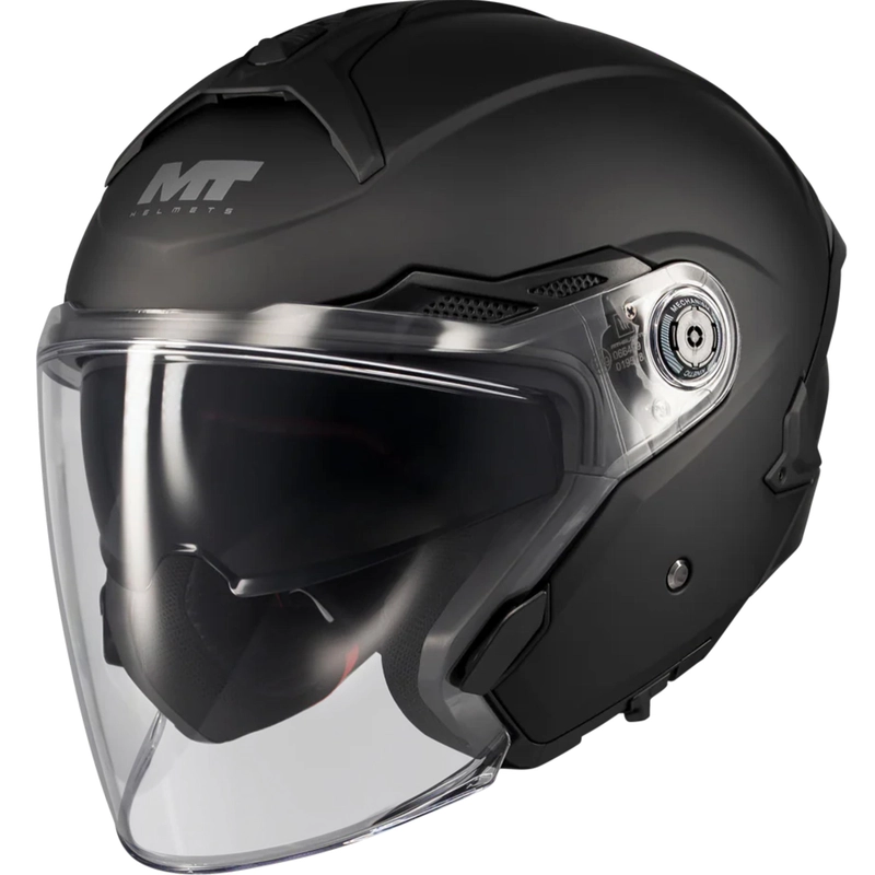 Kask otwarty MT Cosmo SV Pure A1 czarny mat