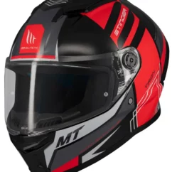 Kask integralny MT STINGER 2  TRON B15 czarno-czerwony