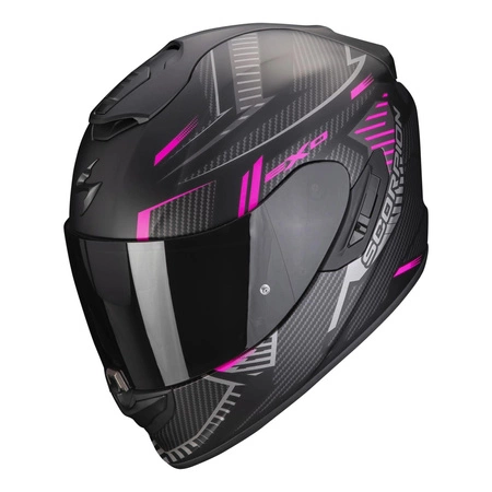 Kask integralny SCORPION EXO-1400 EVO AIR SHELL BLACK/PINK czarny różowy