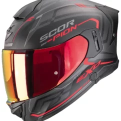 Kask integralny Scorpion EXO-530 AIR Slope czarno-czerwony matowy