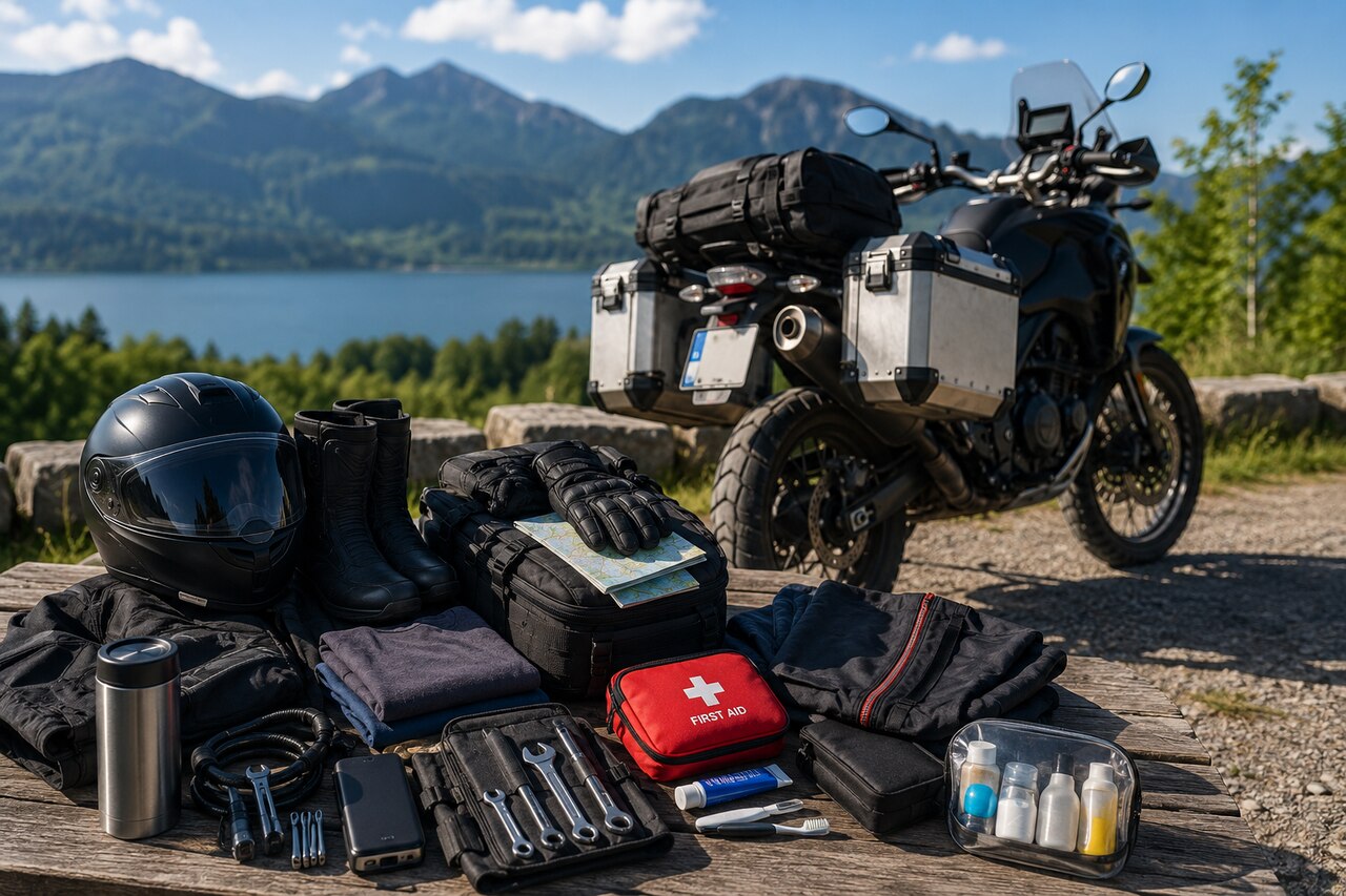 weekendowy wyjazd motocyklem