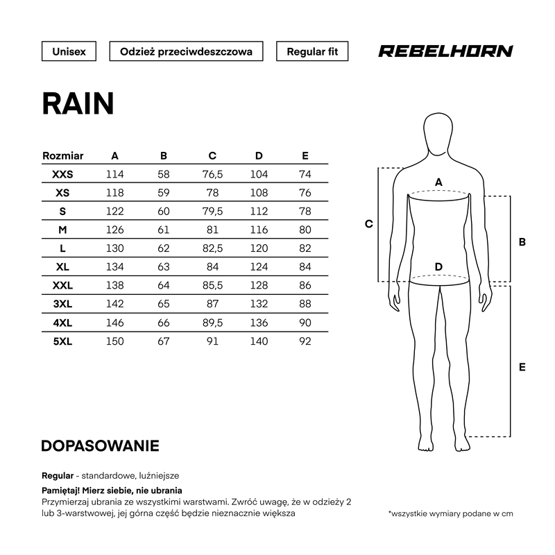 Rebelhorn RAIN komplet przeciwdeszczowy - obrazek 2
