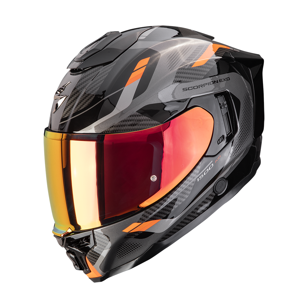 Kask integralny SCORPION EXO-1500 SLEEK pomarańczowy