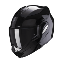 Kask szczękowy Scorpion Exo-tech evo czarny połysk