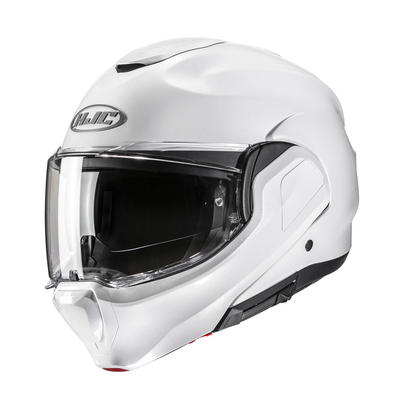 HJC Kask szczękowy F100 z obracaną szczęką biały - obrazek 3