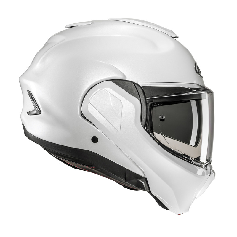HJC Kask szczękowy F100 z obracaną szczęką biały