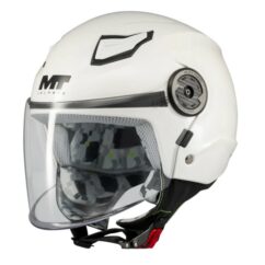 MT HELMETS Kask otwarty LITE dziecięcy biały