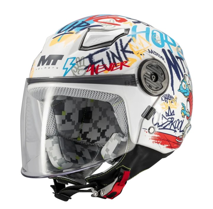 MT HELMETS Kask otwarty LITE dziecięcy kolorowy