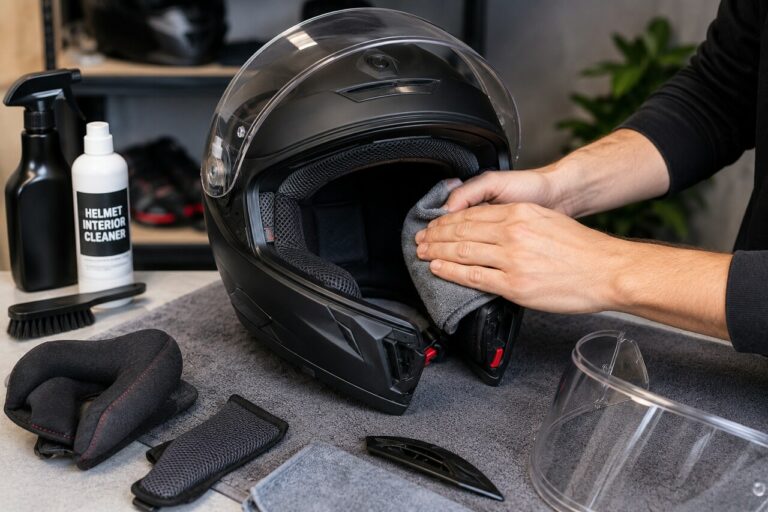 Jak przygotować kask po sezonie urlopowym? Czyszczenie wnętrza, szyby i wentylacji