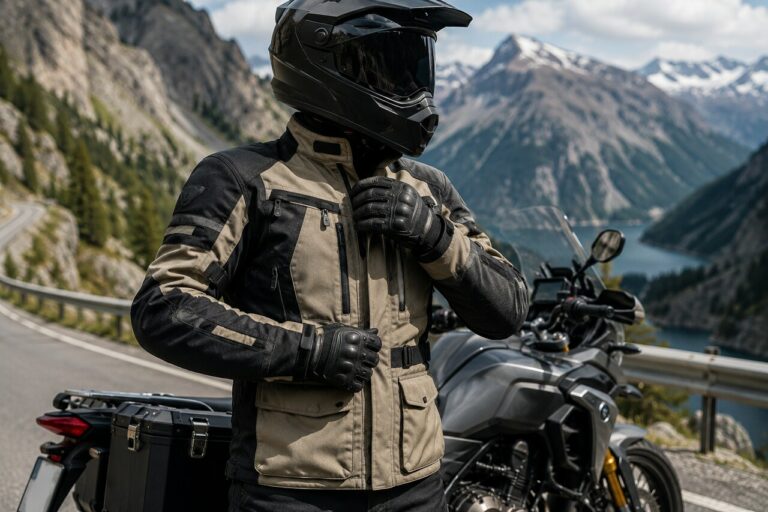 Jak dobrać kurtkę turystyczną na motocykl? Membrana, wentylacja i ochraniacze