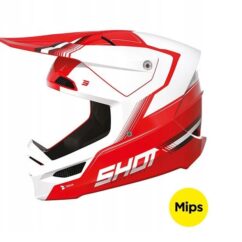 Kask CROSS ENDURO QUAD SHOT TRACER RED GLOSSY MIPS roz. M