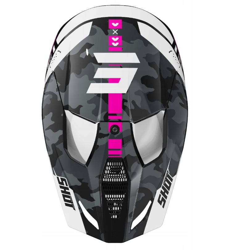 Kask OFFROAD CROSS ENDURO DZIECIĘCY SHOT FURIOUS KID FLASH PINK GLOSSY YL - obrazek 3