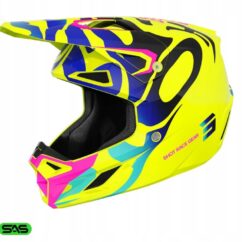 Kask Cross SHOT RACING Speed Kid Ghost Połysk Żółty fluo YL