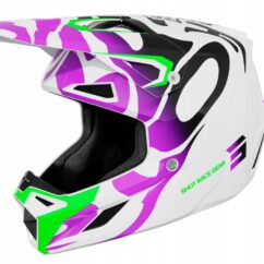 Kask Cross SHOT RACING Speed Kid Ghost Połysk Fioletowy YL