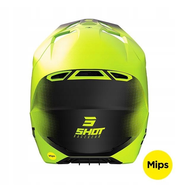 Kask cross enduro SHOT RACE RAW NEON YELLOW MATT MIPS rozm. L - obrazek 3