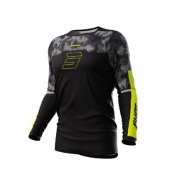Bluza koszulka SHOT CONTACT PATROL BLACK NEON YELLOW rozm. M