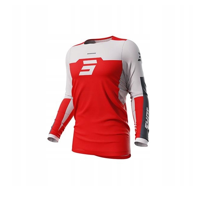 Koszulka bluxa SHOT CONTACT IRON RED BIAŁO CZERWONA Rozmiar XL