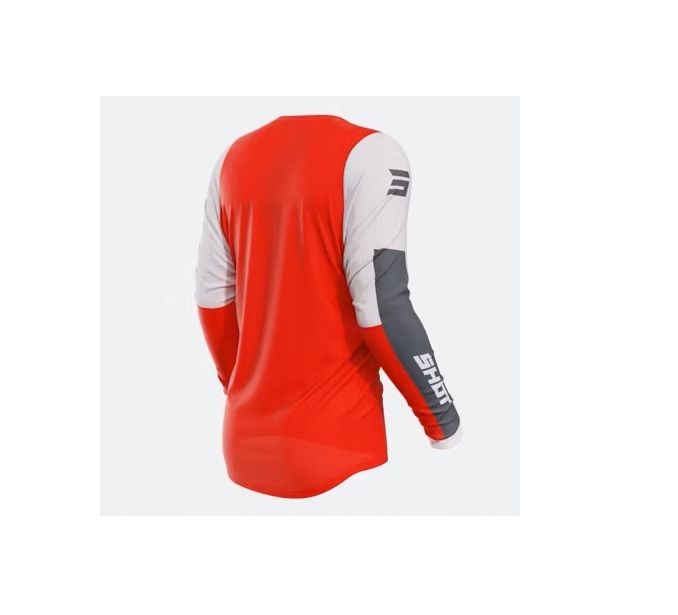 Koszulka bluxa SHOT CONTACT IRON RED BIAŁO CZERWONA Rozmiar XL - obrazek 3